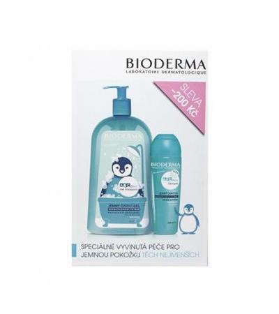 Bioderma ABCDerm Gel moussant 1l + shampoo 200ml