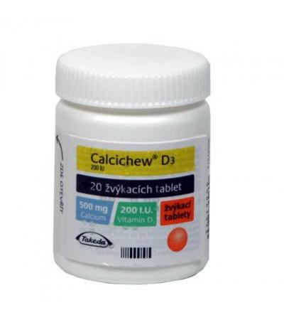 CALCICHEW D3 chewing tbl 20