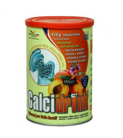 CALCIDRINK powder 450g PEACH