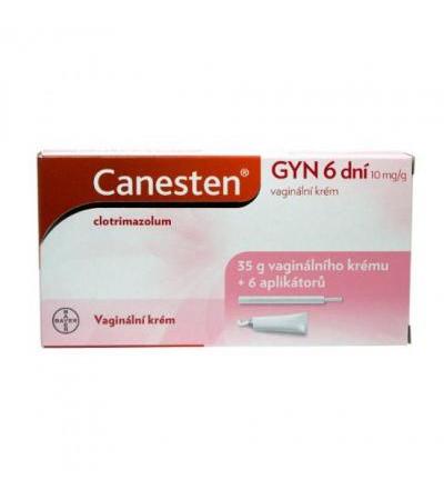 CANESTEN GYN 6 DAYS vaginal cream 35g 1% + 6 applicators
