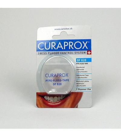 Curaprox dental tape with chlorhexidine 1x 35m DF 820