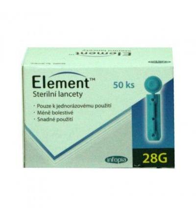 ELEMENT Lancets sterile 50pcs