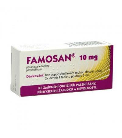 FAMOSAN 10 mg - 10 tablets