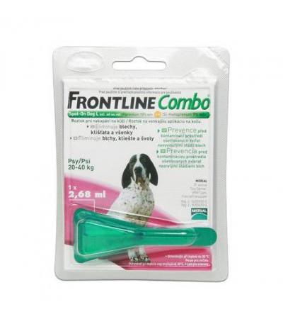FRONTLINE Combo spot on dog L (for dogs 20-40kg) ampule 1x 2.68ml a.u.v.