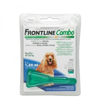 FRONTLINE Combo spot on dog M (for dogs 10-20kg) ampule 1x 1.34ml a.u.v.