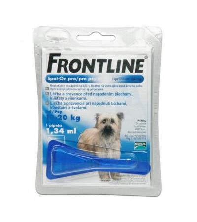 FRONTLINE spot on dog M (for dogs 10-20kg) ampule 1x 1.34ml a.u.v.