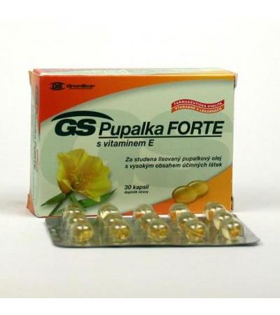 GS Evening primrose forte 500 mg + E vitamin 50 mg cps 30