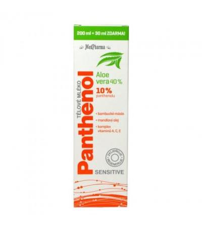 MedPharma PANTHENOL SENSITIVE 10% body lotion 200+30ml FOR FREE