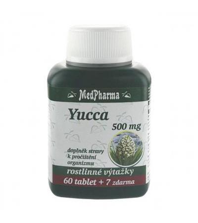 MedPharma YUCCA 500mg 60 tablest + 7 FOR FREE