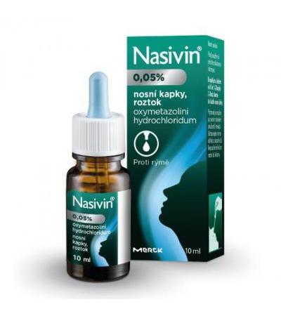 NASIVIN 0.05% nasal drops 10ml (adults)