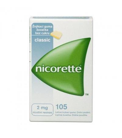 NICORETTE CLASSIC chewing gums 105x 2mg