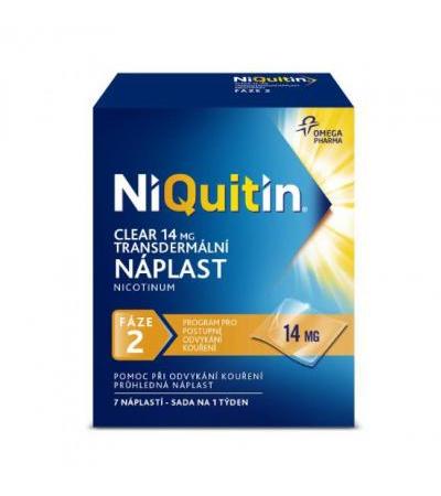 NIQUITIN CLEAR sticking plaster 7x 14mg -