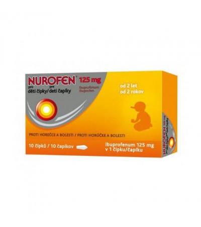 NUROFEN FOR CHILDREN suppository 10x 125mg