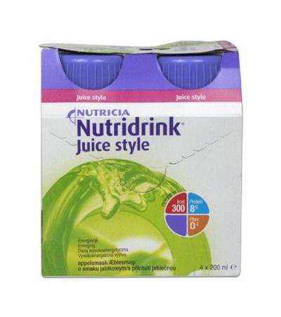 NUTRIDRINK JUICE STYLE with apple flavour 4x 200ml