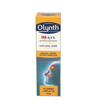 OLYNTH HA 0.1% nose spray 10ml (adults)