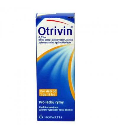 OTRIVIN 0.05% nose spray 10ml (for children)