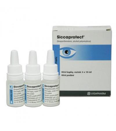 SICCAPROTECT eye drops 3x 10ml