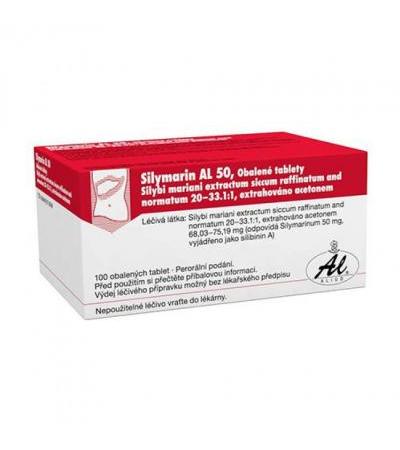 SILYMARIN AL 50 drg 100 x 50 mg
