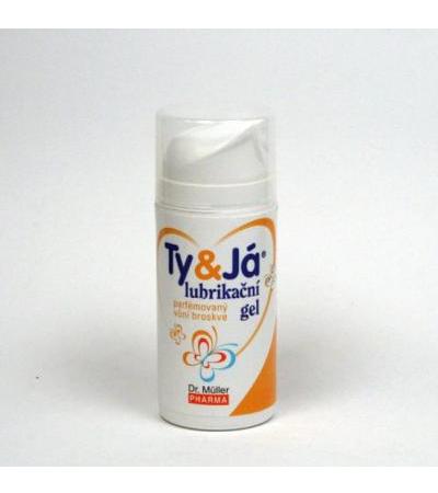 Ty&Já lubricant gel with peach scent 100ml (Dr. Müller)