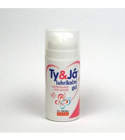 Ty&Já lubricant gel with strawberry scent 100ml (Dr. Müller)