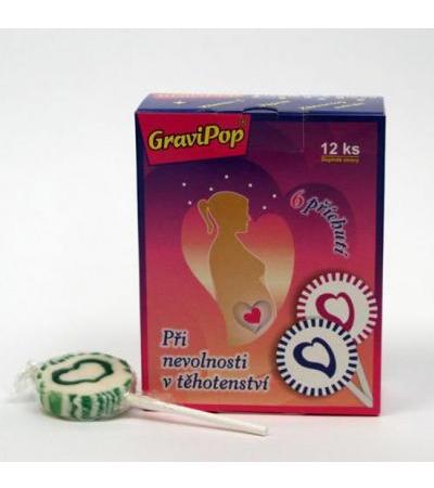 VitaHarmony Gravipop lollipops 12 pcs.mix of 4 flavours