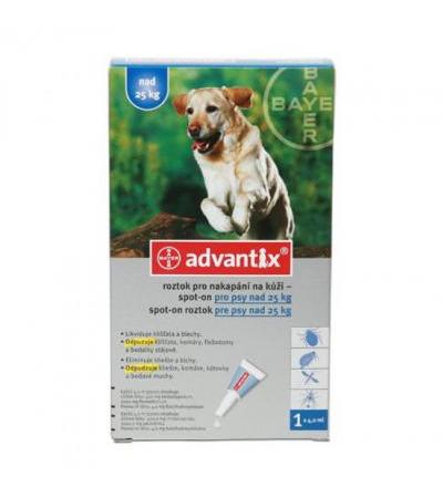 ADVANTIX spot on for dogs 25-40kg ampoule 1x 4ml a.u.v.