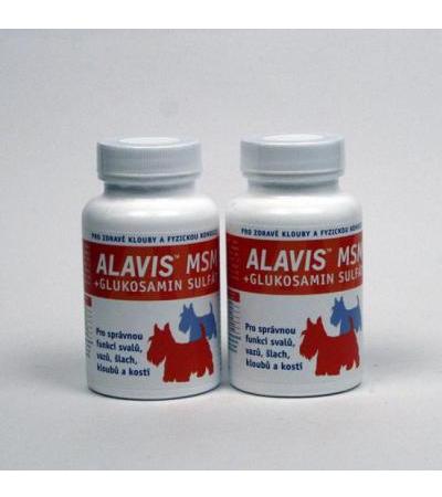 ALAVIS MSM + glucosamine sulphate for dogs tbl 60 (2pcs)