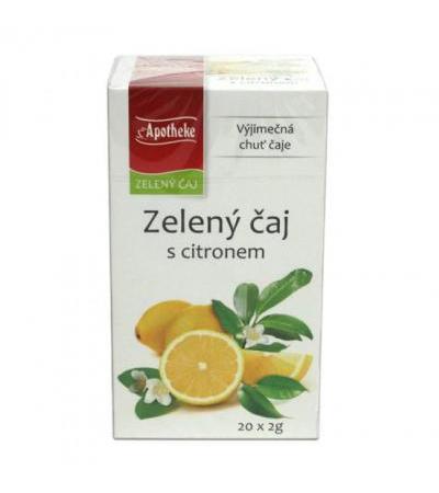 APOTHEKE Green tea with lemon 20x 2g