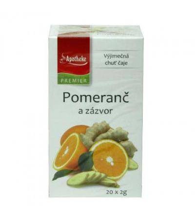 APOTHEKE Orange & ginger tea 20x 2g