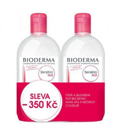 Bioderma SENSIBIO H2O cleansing lotion 2x 500ml DUOPACK
