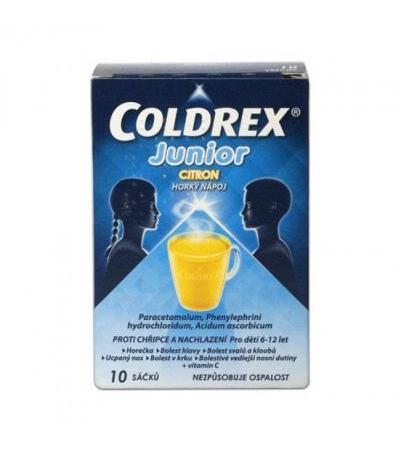COLDREX JUNIOR drink LEMON bags 10