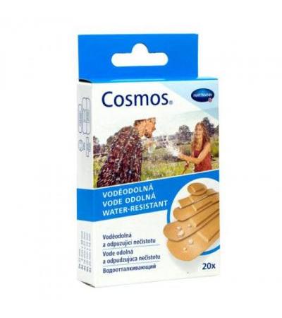 COSMOS WATER-RESISTANT 20 divided adhesive plasters of 5 sizes