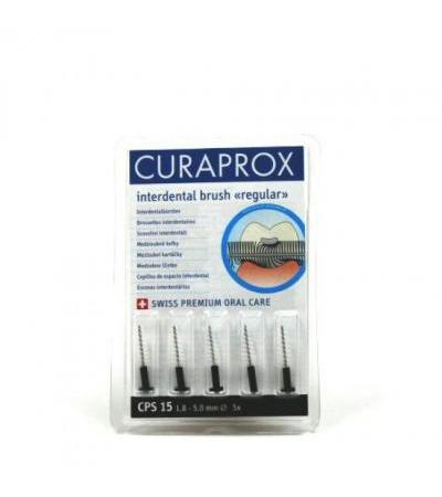 Curaprox CPS15 BLACK 1,5mm interdental brush 5pcs