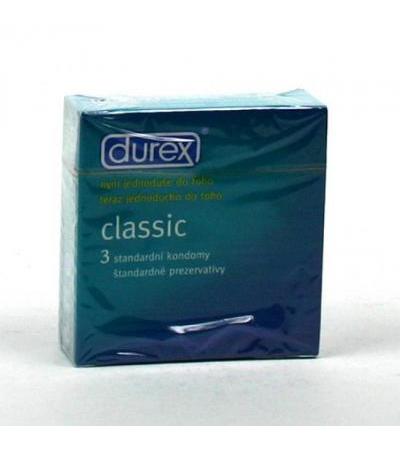 DUREX Classic condoms 3pcs.