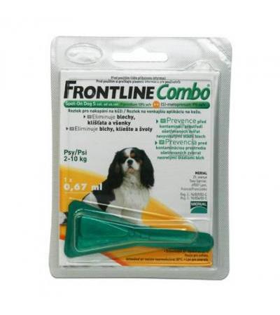 FRONTLINE Combo spot on dog S (for dogs 02-10kg) ampule 1x 0.67ml a.u.v.gb