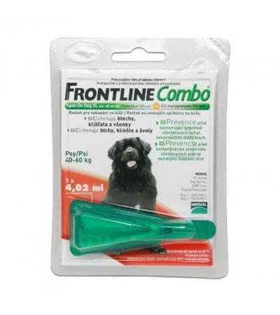 FRONTLINE Combo spot on dog XL (for dogs 40-60kg) ampule 1x 4.02ml a.u.v.