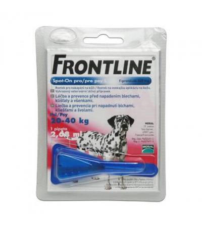 FRONTLINE spot on dog L (for dogs 20-40kg) ampule 1x 2.68ml a.u.v.