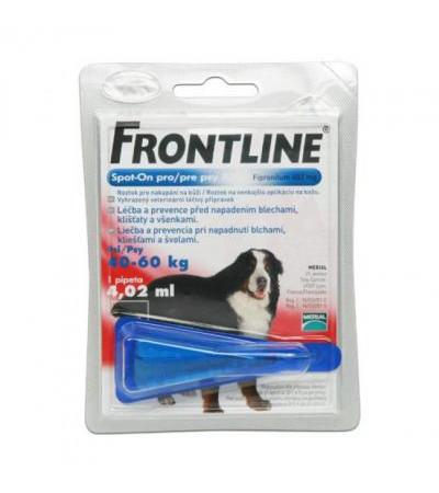 FRONTLINE spot on dog XL (for dogs 40-60kg) ampule 1x 4.02ml a.u.v.