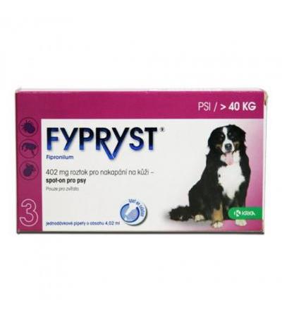 FYPRYST spot on dog XL (for dogs >40kg) ampule 3x 4.02ml