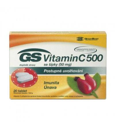 GS C Vitamin 500mg with rosehip tbl 20