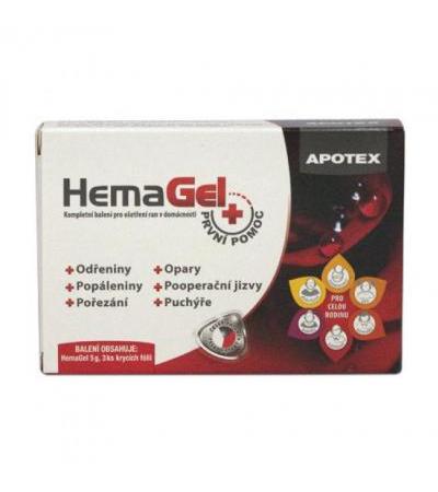 HemaGel First Aid (5 g Gel + 3x cover sheet)