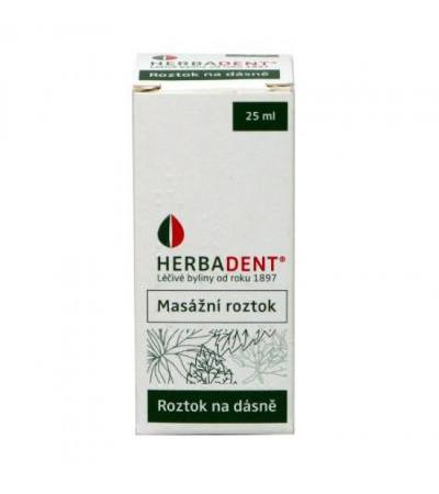 HERBADENT solution for gum massage 25ml