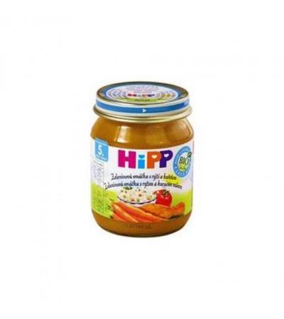 HIPP BABY MENU Vegetable sauce with rice and chicken 125g