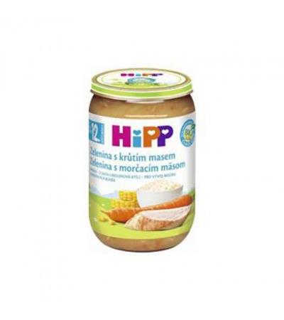 HIPP CHILD'S MENU BIO mild vegetables with turkey meat 220g