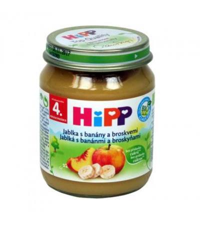 HIPP FRUIT apples with bananas and peaches 125g