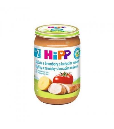 HIPP JUNIOR MENU BIO tomatoes and potatoes with chicken 220g