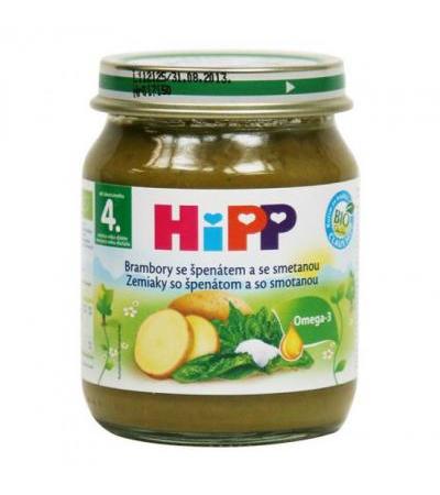 HIPP ZELENINA BIO Potatoes with spinach and cream 125g