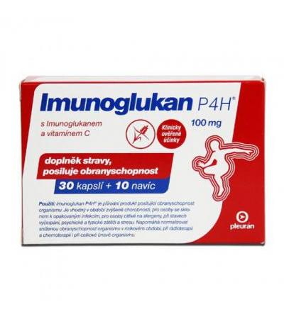 Imunoglukan P4H cps 30x 100mg + 10 cps FOR FREE
