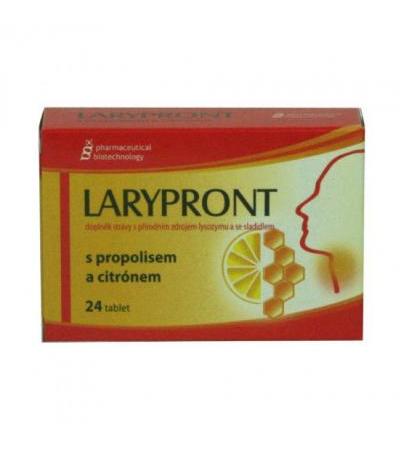 Larypront with propolis and lemon tbl 24