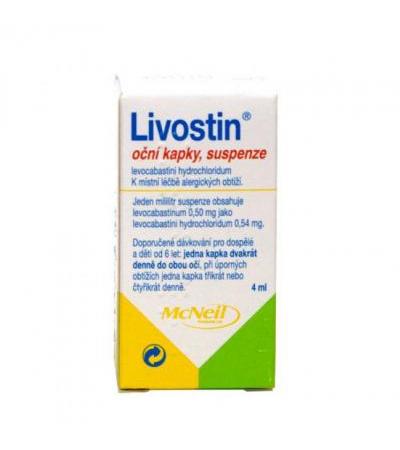 LIVOSTIN eye drops 4 ml
